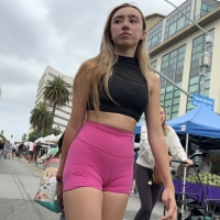 Hot pink bubble teen