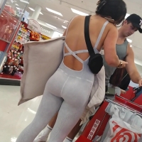 Grey spandex onesie