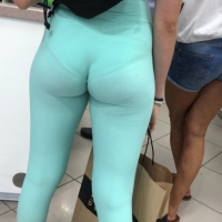 Incredible blonde ass and vpl