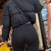 Sexy blonde ass
