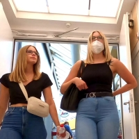 Hot blonde twins