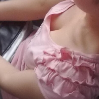 Downblouse on the bus