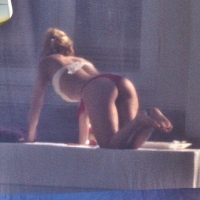 Shakira in a thong