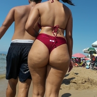 Phat dimpled booty