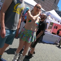 Topless butterfly