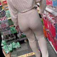 Showing her thong