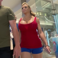 Huge fake tits