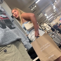 White shorts blondie