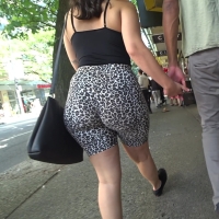 Leopard print booty