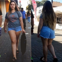 Chubby wedgie