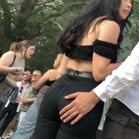 Brunette beauty with a booty