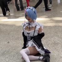 Quick cosplay upskirt