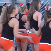 Cheerleaders in shorts