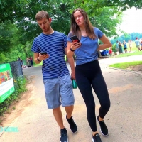 Hot girls at the park