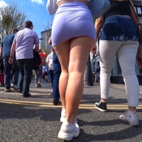 Cheeky blonde PAWG