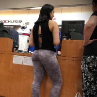 Fit brunette
