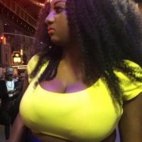 Big ebony tits