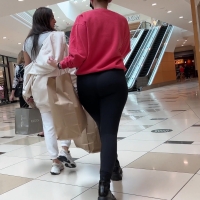 Plump blonde booty