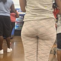 Black booty in line