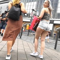 Sexy blonde cheeks