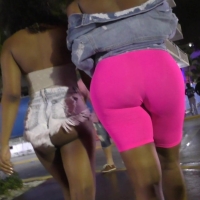 Ebony shorts duo