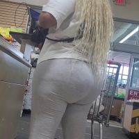 Blonde ebony milf
