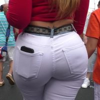 White jeans milf