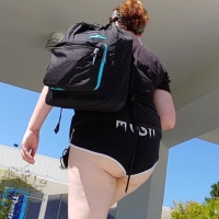 Cheeky college chick