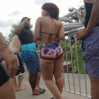 Palm trees and cheeks