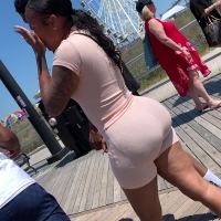 Boardwalk ebony ass