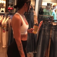 Nerdy brunette banger