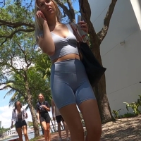 Blonde college hottie