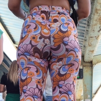 Floral leggings