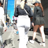 Grey leggings PAWG