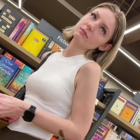 Book store blonde
