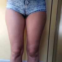Denim camel toe