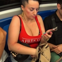 Cheeks and cleavage