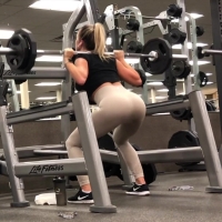 Hot gym blonde