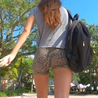 Skinny college ass