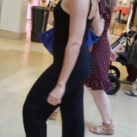 Nerdy blonde booty