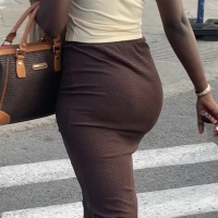 Brown dress ebony