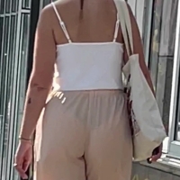 Black thong showing