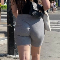 Grey bikers jiggle