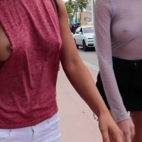 Claire in see through top (part 2)