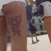 Two sexy Russians in shorts