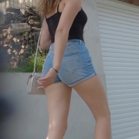 Hottie in shorts