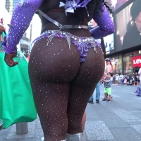 Ebony carnival booty