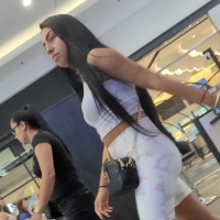 White spandex Latina