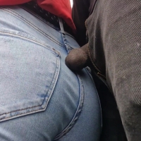 Jeans booty encoxada