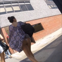 Windy upskirt